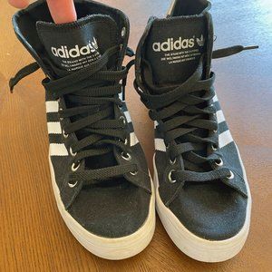 Addias High Top Canvas shoes